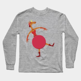 Pomegranate Unicorn Long Sleeve T-Shirt